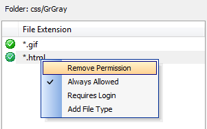 A Remove Permission